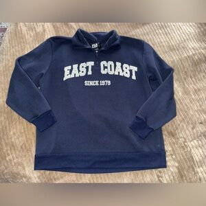 Navy East Coast Pullover Sweatshirt